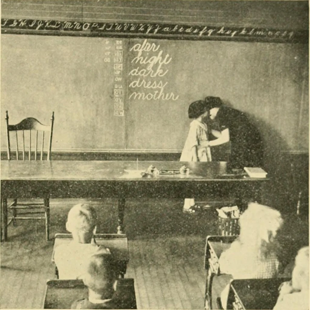 An illustration from Projects and games in the primary grades, 1922, leaf 166