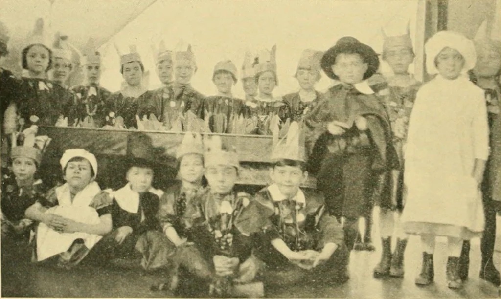 An illustration from Projects and games in the primary grades, 1922, leaf 39