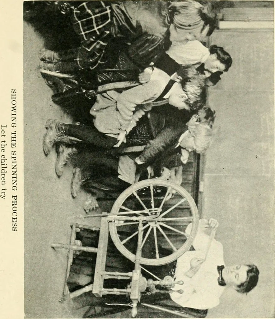 An illustration from Projects in the primary grades; a plan of work for the primary grades and the kindergarten, 1919, leaf 118