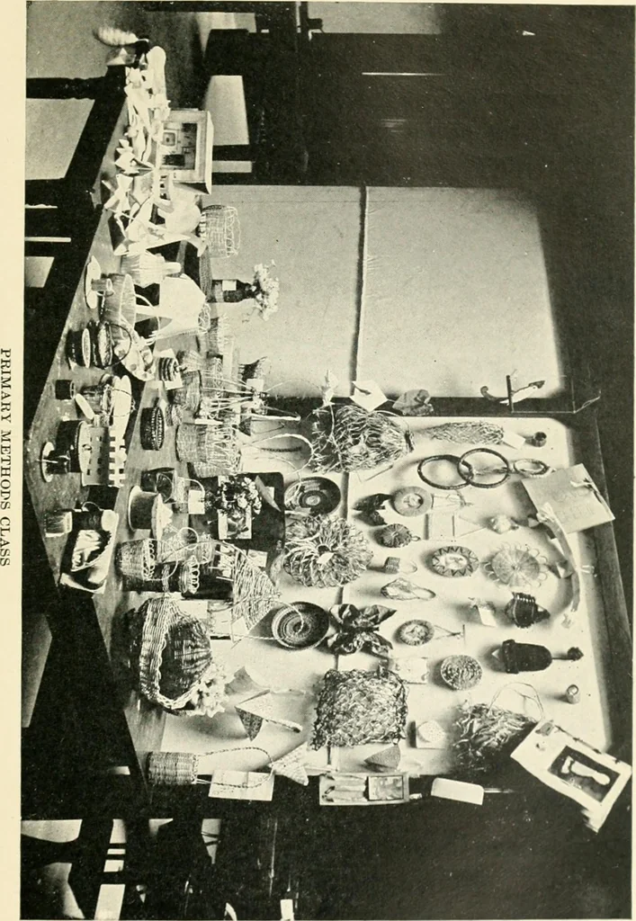 An illustration from Projects in the primary grades; a plan of work for the primary grades and the kindergarten, 1919, leaf 166