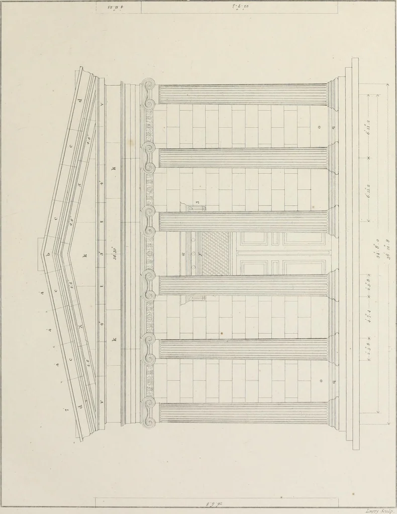 An illustration from Prolusiones architectonicæ, or, Essays on subjects connected with Grecian and Roman architecture, 1837, leaf 50