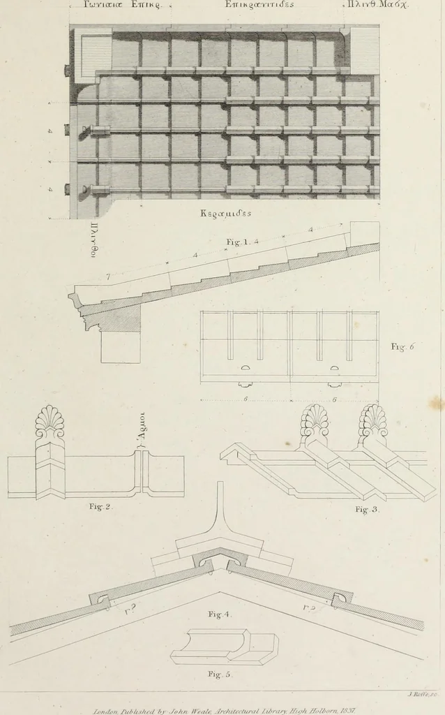 An illustration from Prolusiones architectonicæ, or, Essays on subjects connected with Grecian and Roman architecture, 1837, leaf 58