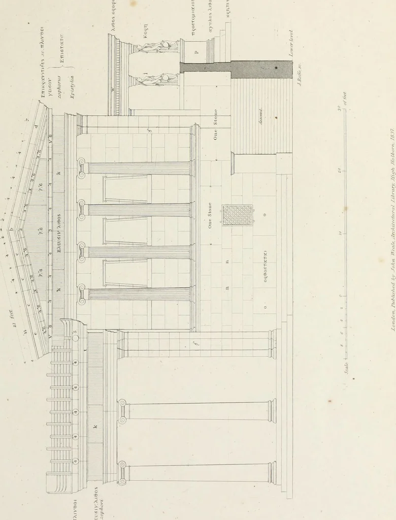 An illustration from Prolusiones architectonicæ, or, Essays on subjects connected with Grecian and Roman architecture, 1837, leaf 62