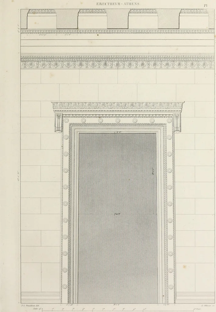 An illustration from Prolusiones architectonicæ, or, Essays on subjects connected with Grecian and Roman architecture, 1837, leaf 70
