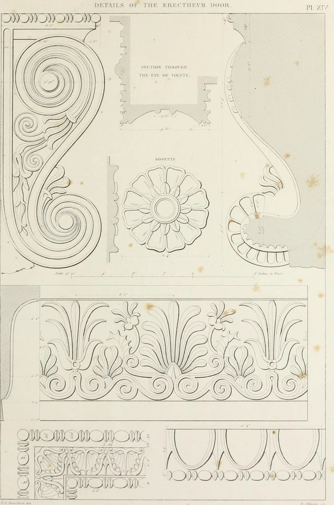 An illustration from Prolusiones architectonicæ, or, Essays on subjects connected with Grecian and Roman architecture, 1837, leaf 74