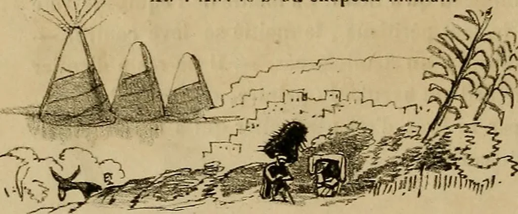 An illustration from Promenade charivarique au Salon de Bruxelles 1845, 1845, leaf 13