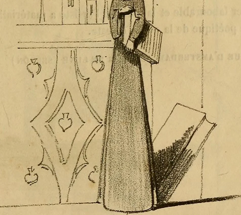 An illustration from Promenade charivarique au Salon de Bruxelles 1845, 1845, leaf 18