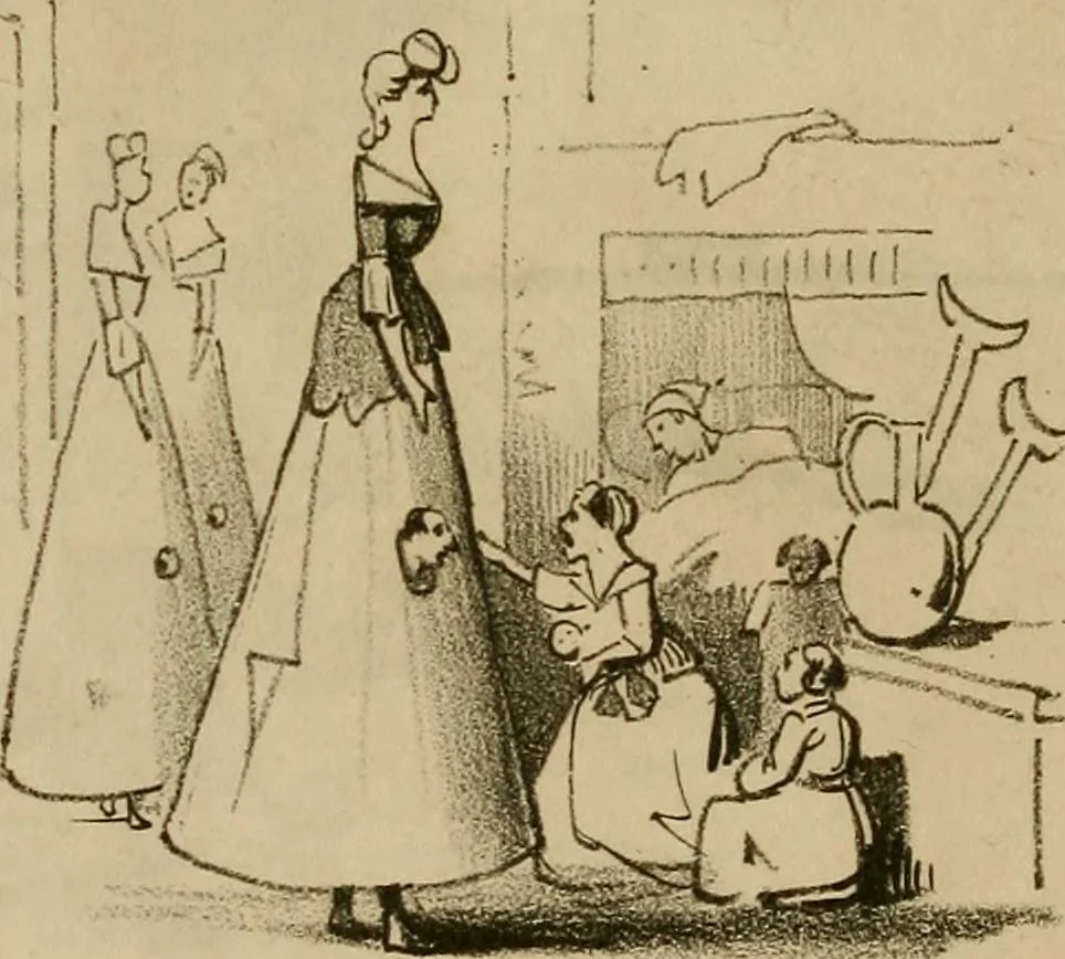 An illustration from Promenade charivarique au Salon de Bruxelles 1845, 1845, leaf 33