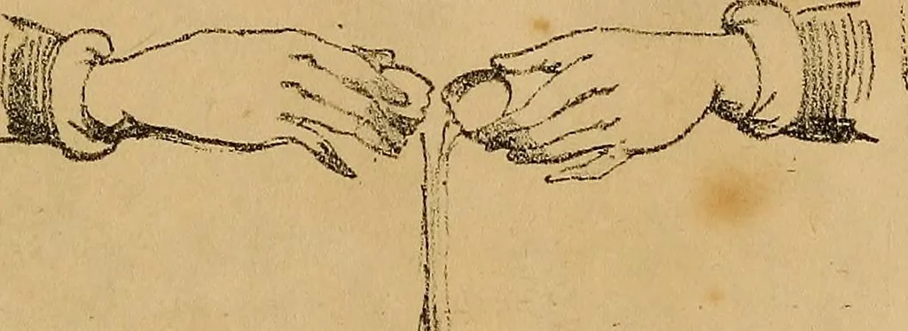 An illustration from Promenade charivarique au Salon de Bruxelles 1845, 1845, leaf 34