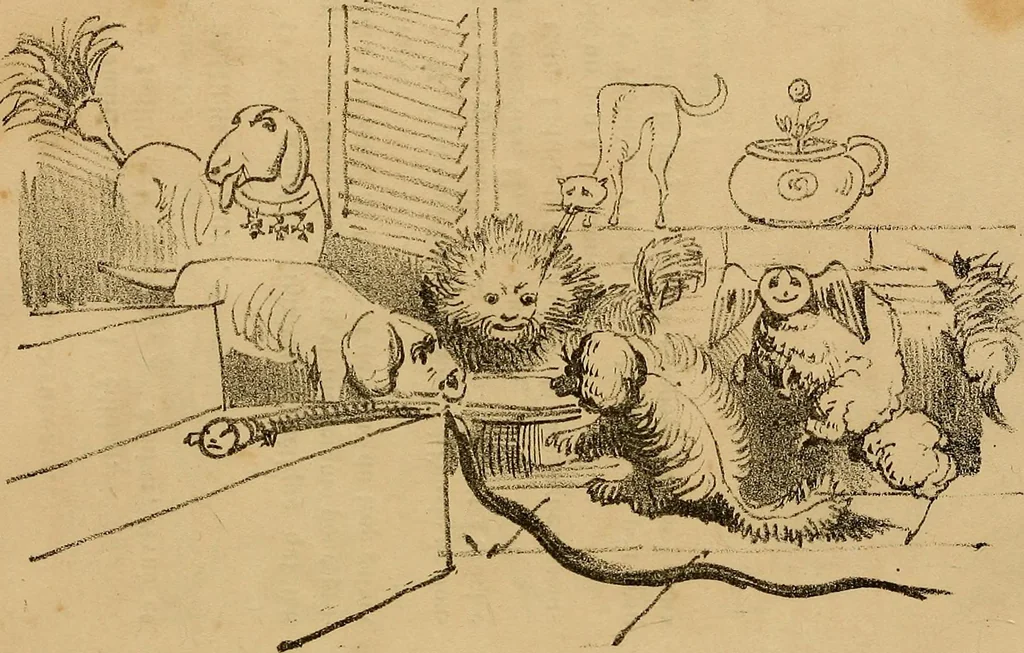 An illustration from Promenade charivarique au Salon de Bruxelles 1845, 1845, leaf 38