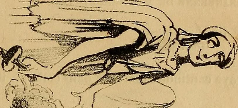 An illustration from Promenade charivarique au Salon de Bruxelles 1845, 1845, leaf 40