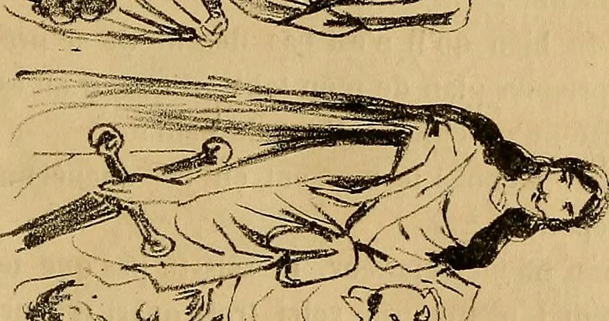 An illustration from Promenade charivarique au Salon de Bruxelles 1845, 1845, leaf 40
