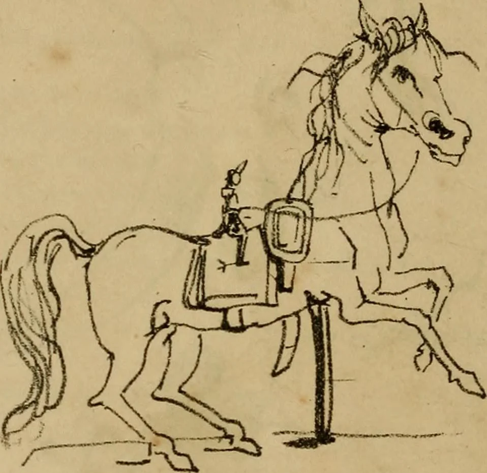 An illustration from Promenade charivarique au Salon de Bruxelles 1845, 1845, leaf 49