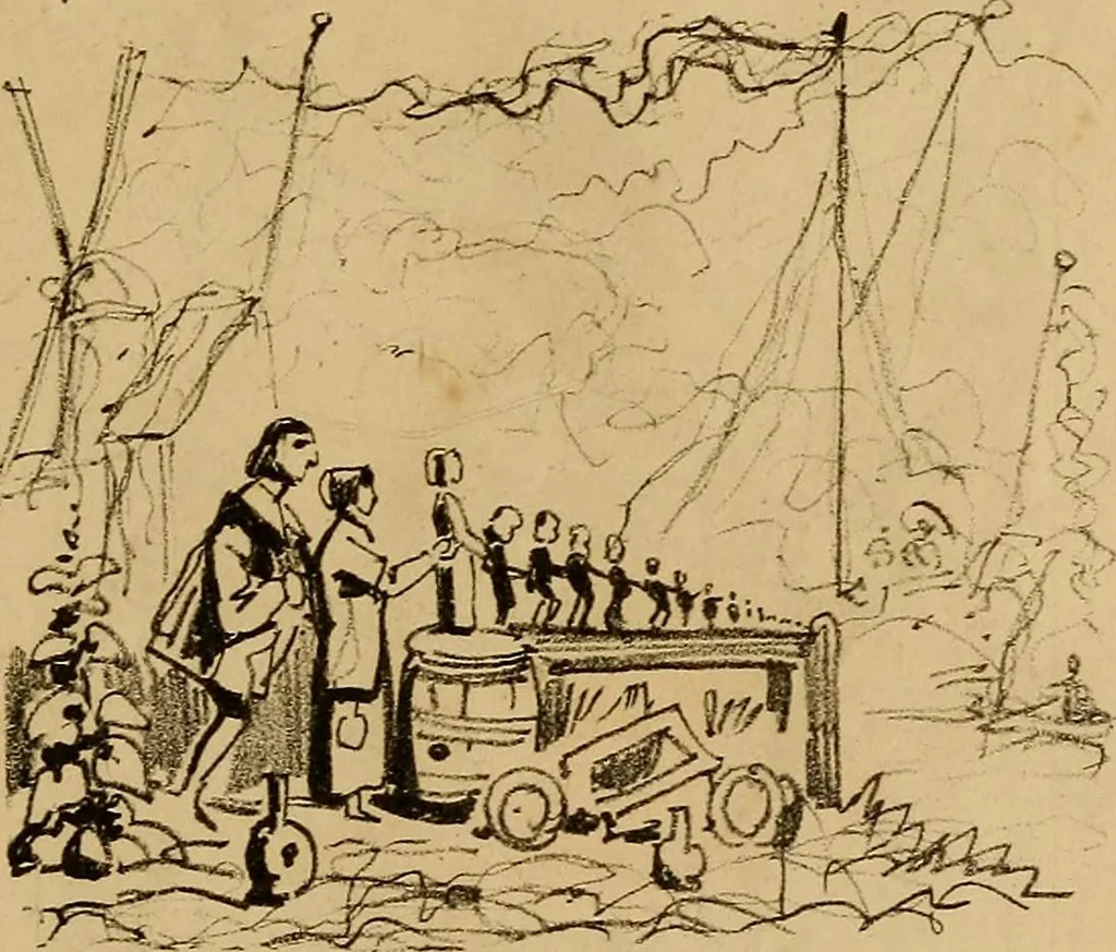 An illustration from Promenade charivarique au Salon de Bruxelles 1845, 1845, leaf 50