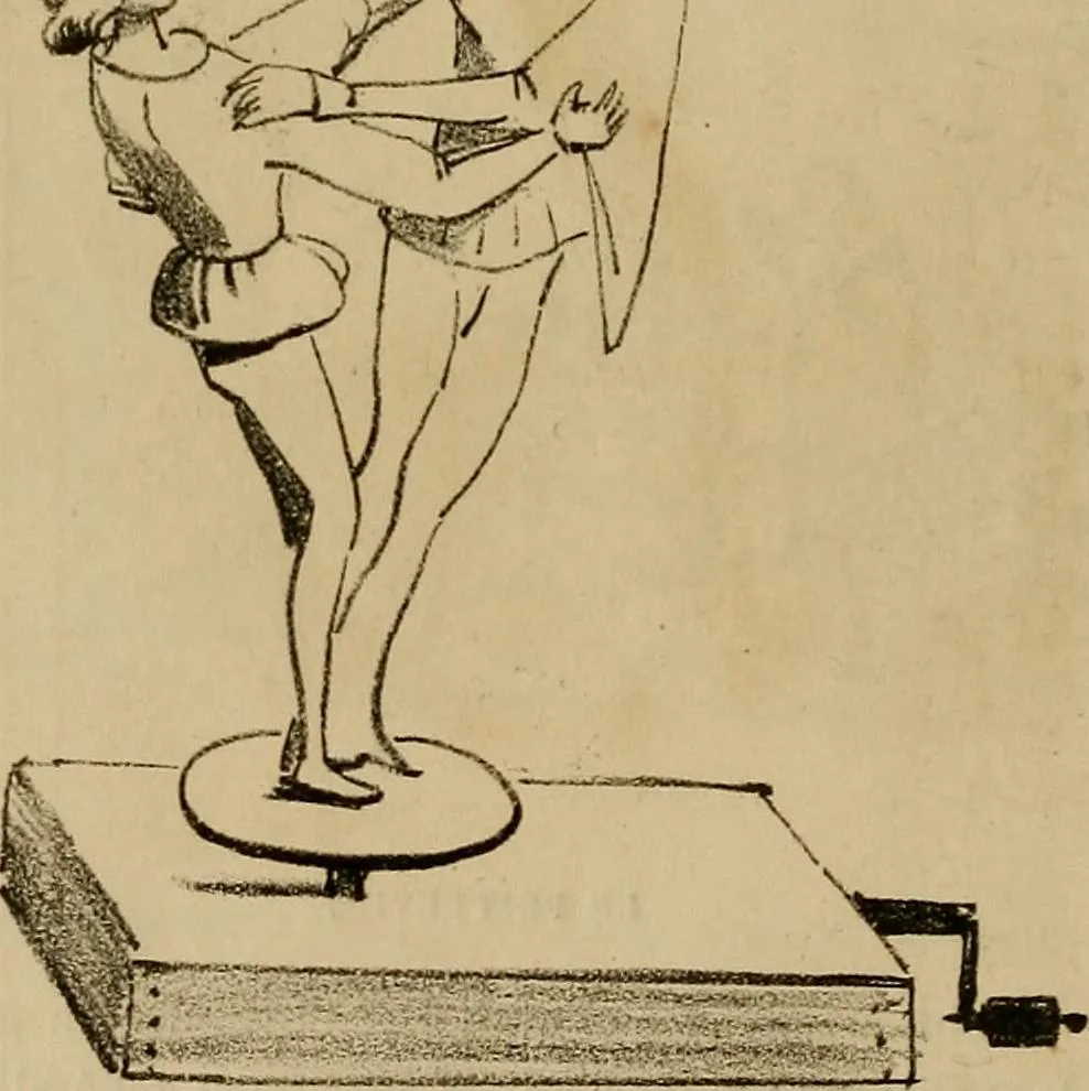An illustration from Promenade charivarique au Salon de Bruxelles 1845, 1845, leaf 51