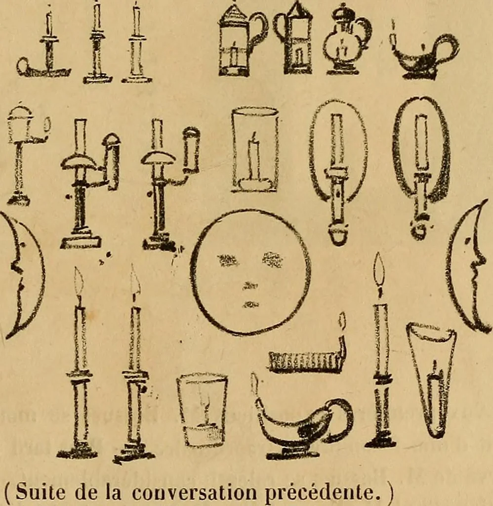 An illustration from Promenade charivarique au Salon de Bruxelles 1845, 1845, leaf 54