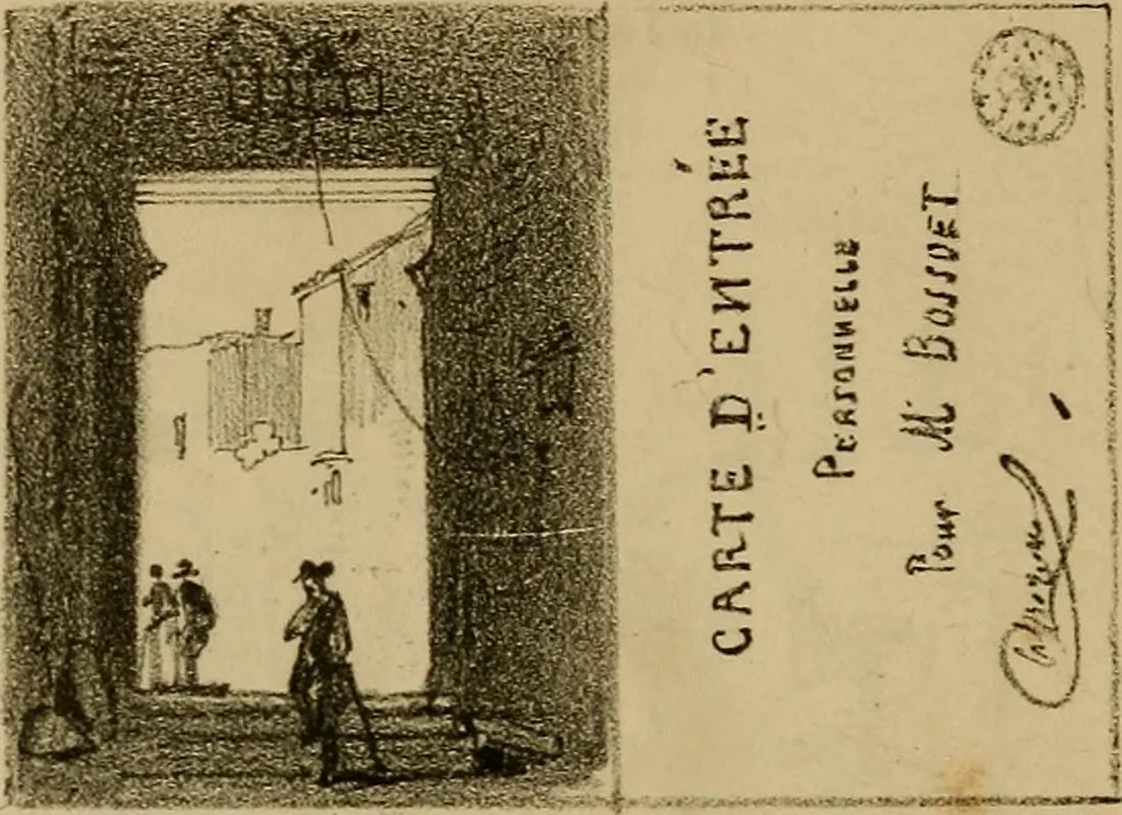 An illustration from Promenade charivarique au Salon de Bruxelles 1845, 1845, leaf 55