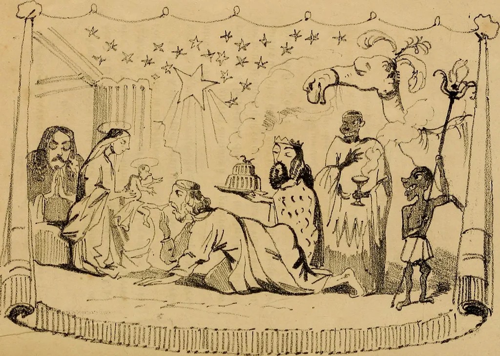 An illustration from Promenade charivarique au Salon de Bruxelles 1845, 1845, leaf 66
