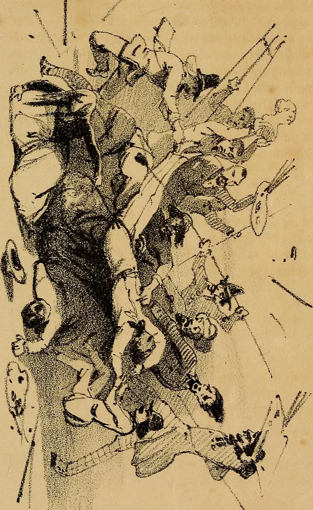 An illustration from Promenade charivarique au Salon de Bruxelles 1845, 1845, leaf 72