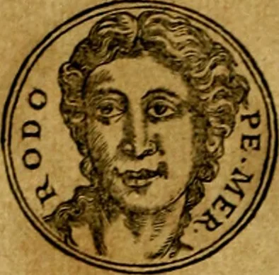 An illustration from Prontvario de le medaglie de piv illvstri, & fulgenti huomini & donne, dal pricipio del mondo insino al presente tempo.., 1553, leaf 113