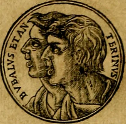 An illustration from Prontvario de le medaglie de piv illvstri, & fulgenti huomini & donne, dal pricipio del mondo insino al presente tempo.., 1553, leaf 117