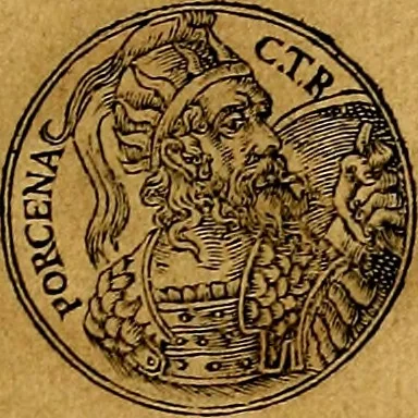 An illustration from Prontvario de le medaglie de piv illvstri, & fulgenti huomini & donne, dal pricipio del mondo insino al presente tempo.., 1553, leaf 124