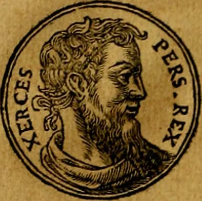An illustration from Prontvario de le medaglie de piv illvstri, & fulgenti huomini & donne, dal pricipio del mondo insino al presente tempo.., 1553, leaf 125