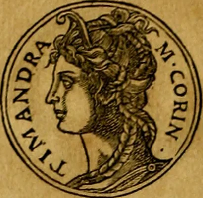 An illustration from Prontvario de le medaglie de piv illvstri, & fulgenti huomini & donne, dal pricipio del mondo insino al presente tempo.., 1553, leaf 131