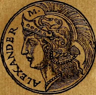 An illustration from Prontvario de le medaglie de piv illvstri, & fulgenti huomini & donne, dal pricipio del mondo insino al presente tempo.., 1553, leaf 142
