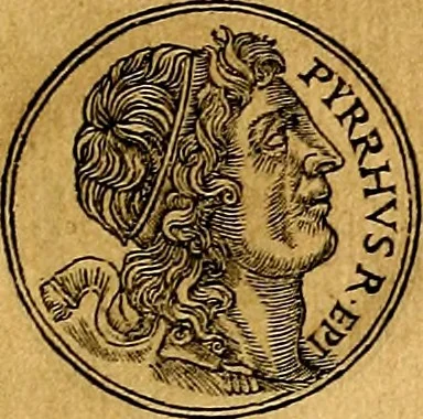 An illustration from Prontvario de le medaglie de piv illvstri, & fulgenti huomini & donne, dal pricipio del mondo insino al presente tempo.., 1553, leaf 148