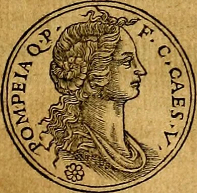 An illustration from Prontvario de le medaglie de piv illvstri, & fulgenti huomini & donne, dal pricipio del mondo insino al presente tempo.., 1553, leaf 162