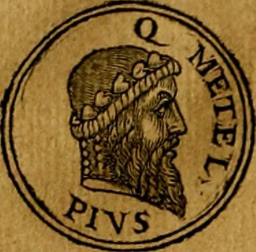 An illustration from Prontvario de le medaglie de piv illvstri, & fulgenti huomini & donne, dal pricipio del mondo insino al presente tempo.., 1553, leaf 165
