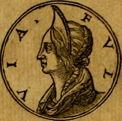 An illustration from Prontvario de le medaglie de piv illvstri, & fulgenti huomini & donne, dal pricipio del mondo insino al presente tempo.., 1553, leaf 167