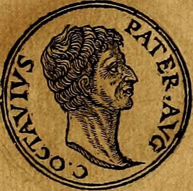 An illustration from Prontvario de le medaglie de piv illvstri, & fulgenti huomini & donne, dal pricipio del mondo insino al presente tempo.., 1553, leaf 174