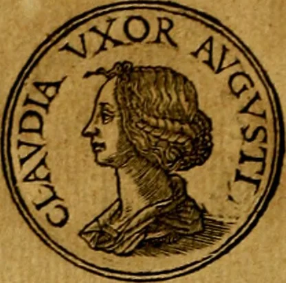 An illustration from Prontvario de le medaglie de piv illvstri, & fulgenti huomini & donne, dal pricipio del mondo insino al presente tempo.., 1553, leaf 175