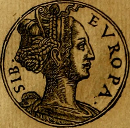 An illustration from Prontvario de le medaglie de piv illvstri, & fulgenti huomini & donne, dal pricipio del mondo insino al presente tempo.., 1553, leaf 177
