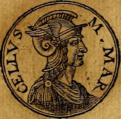 An illustration from Prontvario de le medaglie de piv illvstri, & fulgenti huomini & donne, dal pricipio del mondo insino al presente tempo.., 1553, leaf 180