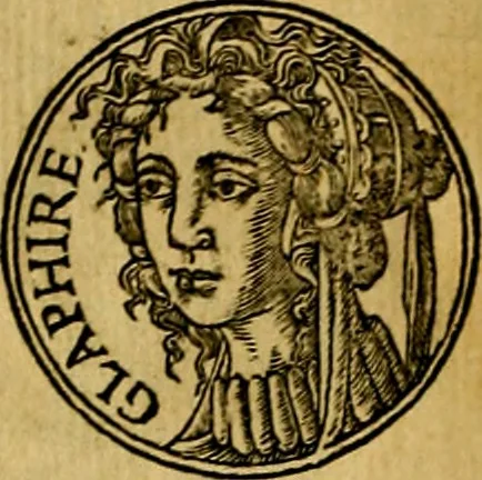 An illustration from Prontvario de le medaglie de piv illvstri, & fulgenti huomini & donne, dal pricipio del mondo insino al presente tempo.., 1553, leaf 189