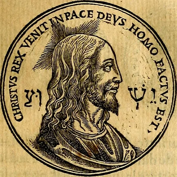 An illustration from Prontvario de le medaglie de piv illvstri, & fulgenti huomini & donne, dal pricipio del mondo insino al presente tempo.., 1553, leaf 194