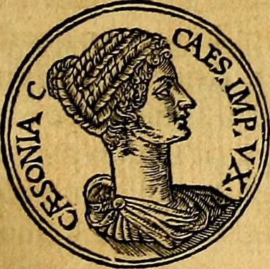 An illustration from Prontvario de le medaglie de piv illvstri, & fulgenti huomini & donne, dal pricipio del mondo insino al presente tempo.., 1553, leaf 198