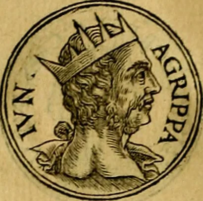 An illustration from Prontvario de le medaglie de piv illvstri, & fulgenti huomini & donne, dal pricipio del mondo insino al presente tempo.., 1553, leaf 199