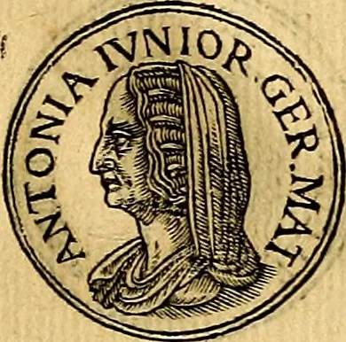 An illustration from Prontvario de le medaglie de piv illvstri, & fulgenti huomini & donne, dal pricipio del mondo insino al presente tempo.., 1553, leaf 200
