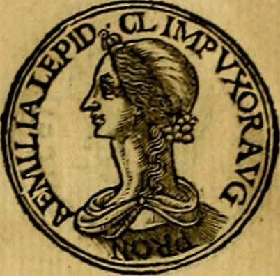 An illustration from Prontvario de le medaglie de piv illvstri, & fulgenti huomini & donne, dal pricipio del mondo insino al presente tempo.., 1553, leaf 201
