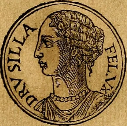 An illustration from Prontvario de le medaglie de piv illvstri, & fulgenti huomini & donne, dal pricipio del mondo insino al presente tempo.., 1553, leaf 204