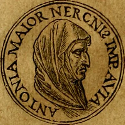 An illustration from Prontvario de le medaglie de piv illvstri, & fulgenti huomini & donne, dal pricipio del mondo insino al presente tempo.., 1553, leaf 205