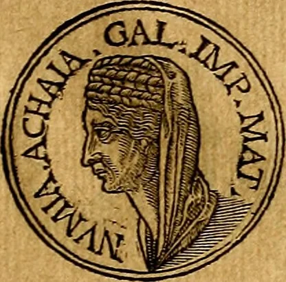 An illustration from Prontvario de le medaglie de piv illvstri, & fulgenti huomini & donne, dal pricipio del mondo insino al presente tempo.., 1553, leaf 210