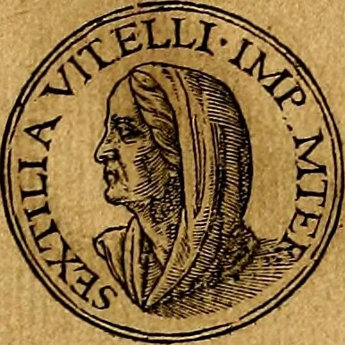 An illustration from Prontvario de le medaglie de piv illvstri, & fulgenti huomini & donne, dal pricipio del mondo insino al presente tempo.., 1553, leaf 214
