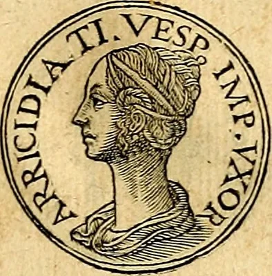 An illustration from Prontvario de le medaglie de piv illvstri, & fulgenti huomini & donne, dal pricipio del mondo insino al presente tempo.., 1553, leaf 218