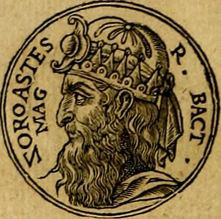An illustration from Prontvario de le medaglie de piv illvstri, & fulgenti huomini & donne, dal pricipio del mondo insino al presente tempo.., 1553, leaf 23