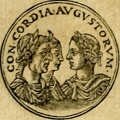 An illustration from Prontvario de le medaglie de piv illvstri, & fulgenti huomini & donne, dal pricipio del mondo insino al presente tempo.., 1553, leaf 237